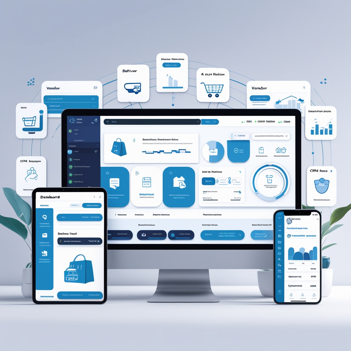 Business analytics dashboard